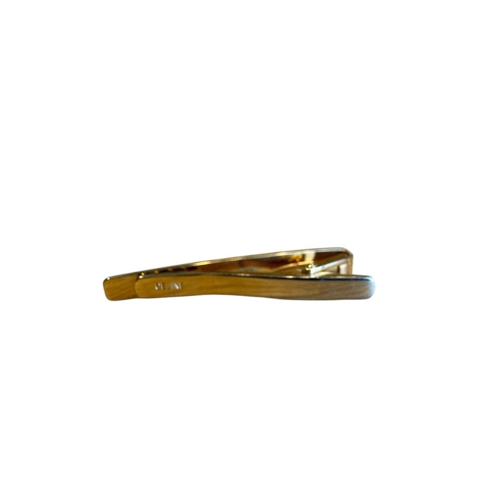 Celine Gold and .925 Silver Tie Clip 2 - Picture 3 of 4